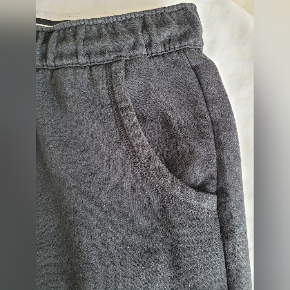 Adidas Women Climalite Loose Fit Fleece Cotton Joggers Black Drawstring Medium - Picture 13 of 16